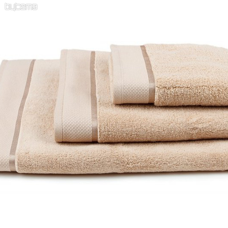 Towel and bath towel MICRO beige