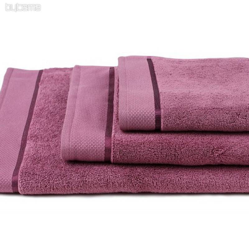 Towel and bath towel MICRO violet