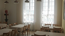 Drapes, curtains and tablecloths for the Worker's House in Odary