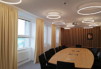 Curtains in the meeting room of the Kopřivnice Municipal Office