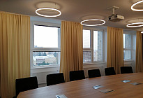 Curtains in the meeting room of the Kopřivnice Municipal Office