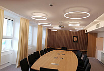 Curtains in the meeting room of the Kopřivnice Municipal Office