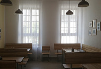 Drapes, curtains and tablecloths for the Worker's House in Odary