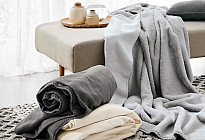 News for cold evenings. Flannel sheets, blankets and decorations