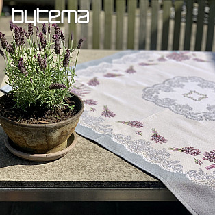 Tapestry tablecloth and shawl LAVENDER LACE