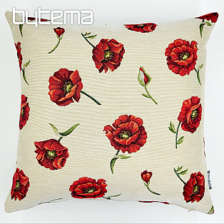 Tapestry pillow cover WALNUT POPPY