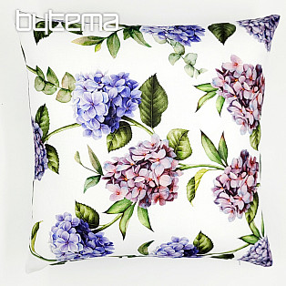 Decorative cushion cover HYDRANGEA BLUE