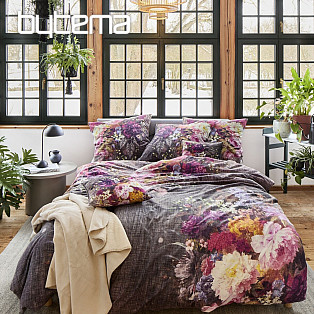 IRISETTE luxury flannel bedding ZOBEL 8551-90 KNIT FLOWERS