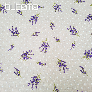 Decorative fabric LAVENDER dots