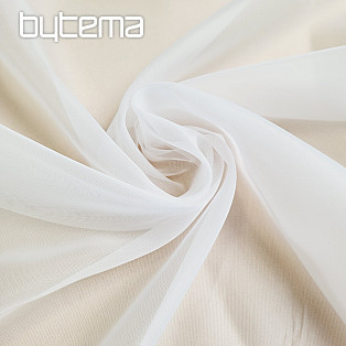 Finished voile curtain WHITE