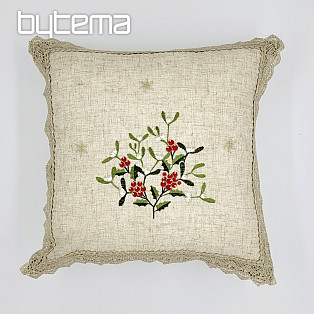 Christmas decoration cover MISTLETOE lace