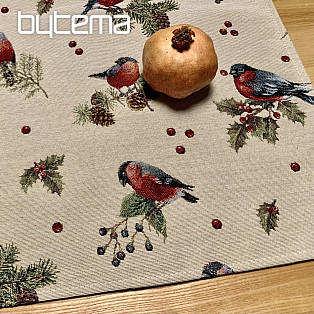 Christmas table setting WINTER BIRDS