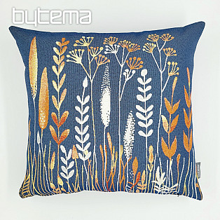 Tapestry cushion cover WILD MEADOW blue