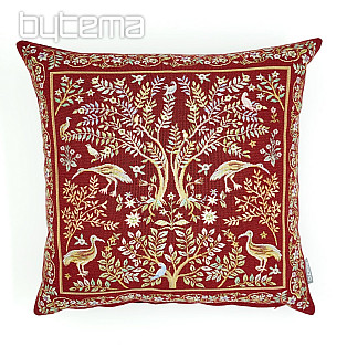 Tapestry cushion cover WILLIAM MORRIS red