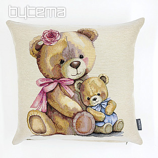 Tapestry cushion cover MISS BEAR