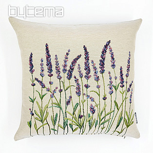 Tapestry cushion cover LAVENDER STEMS