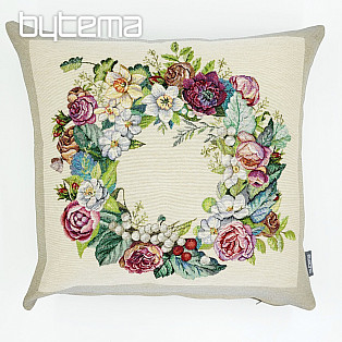 Tapestry cushion cover WREATH FOR JOY