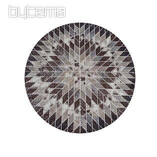 Piece carpet PANAMERO 10 circle brown