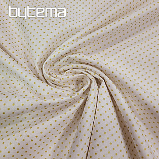 Cotton fabric PISANI DOT OF GOLD