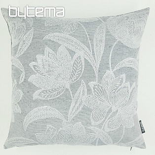 Decorative pillowcase NENUFAR GREY