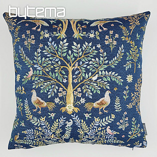 Tapestry pillowcase WILLIAM MORRIS blue - full-surface