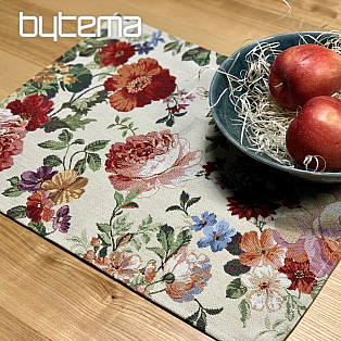 Tapestry placemat CREAM ROSE