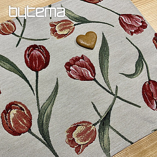 Tapestry placemat TULIPS III large pattern