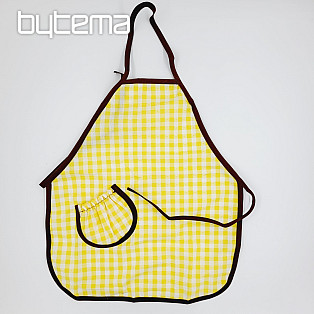 CHILDRENS APRON YELLOW