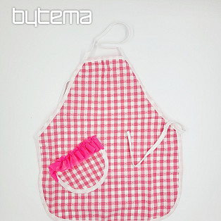 CHILDRENS APRON PINK