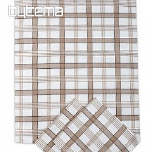 Towels Modern checkered beige 50x70cm 3pcs