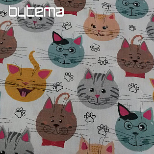 Children's cotton satin CATS digital printing