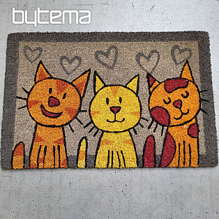 COLORFUL CATS doormat