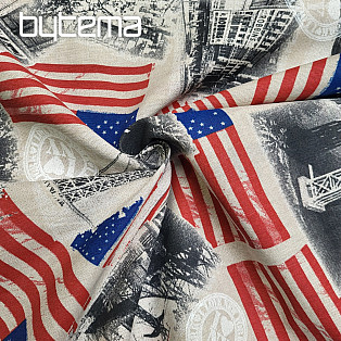 Decorative fabric AMERICA