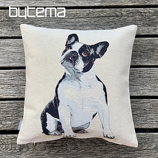 Tapestry cushion cover BULLDOG DOG