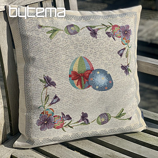 Tapestry pillow-case EASTER EGGS