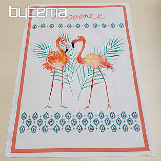 Towel retro design FLAMINGO