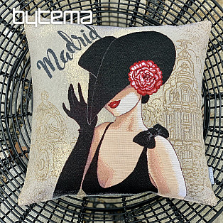 Tapestry cushion cover LADY MADRID