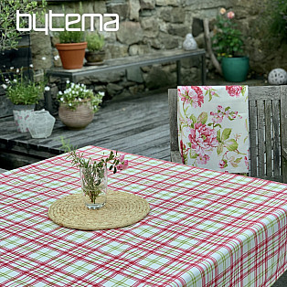 LAURA tablecloth - pink check