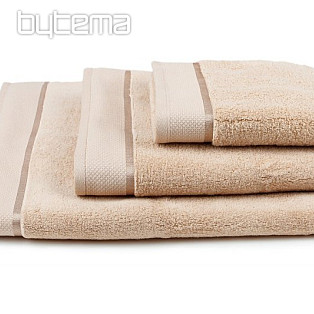 Towel and bath towel MICRO beige