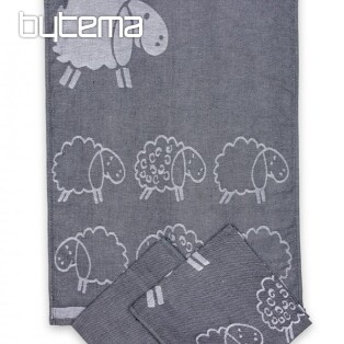 Towels SHEEP dark grey 3pcs