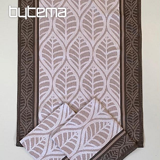 Towels LEAVES BROWN 3 pcs