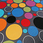 Decorative fabric BORO circles