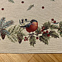 Tapestry tablecloth and scarf BIRD bullfinch