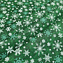 Cotton fabric CHRISTMAS GREEN FLAKES II