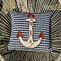 Tapestry cushion cover ANCHOR  SEA