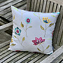 Embroidered pillow cover RICHMOND white