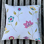 Embroidered pillow cover RICHMOND white