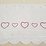 Ready-made curtain GERSTER white - HEART