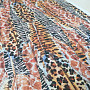 Cheetah feathers decorative fabric