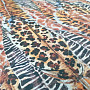 Cheetah feathers decorative fabric